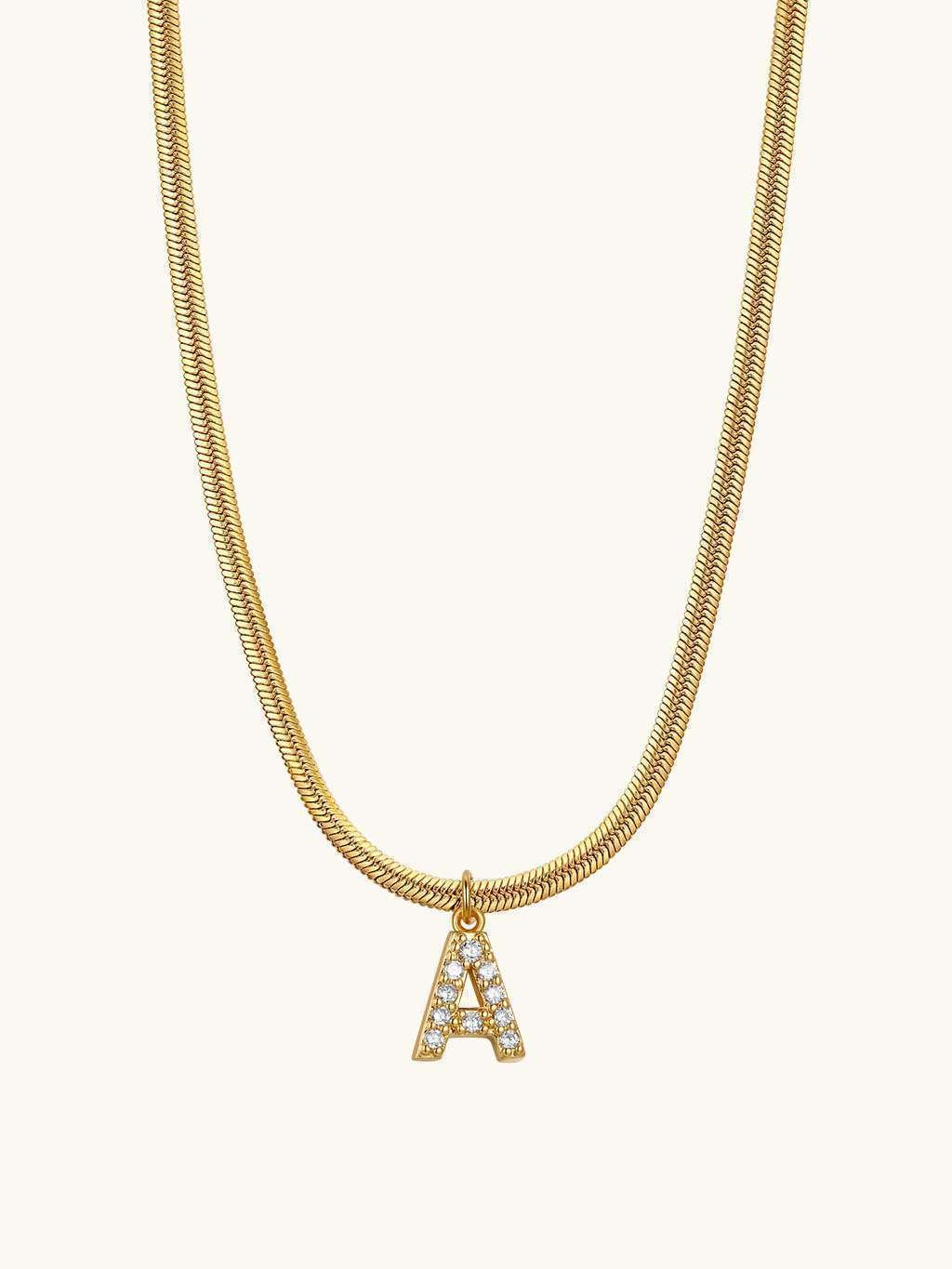 Sparkling Letter R Kette
