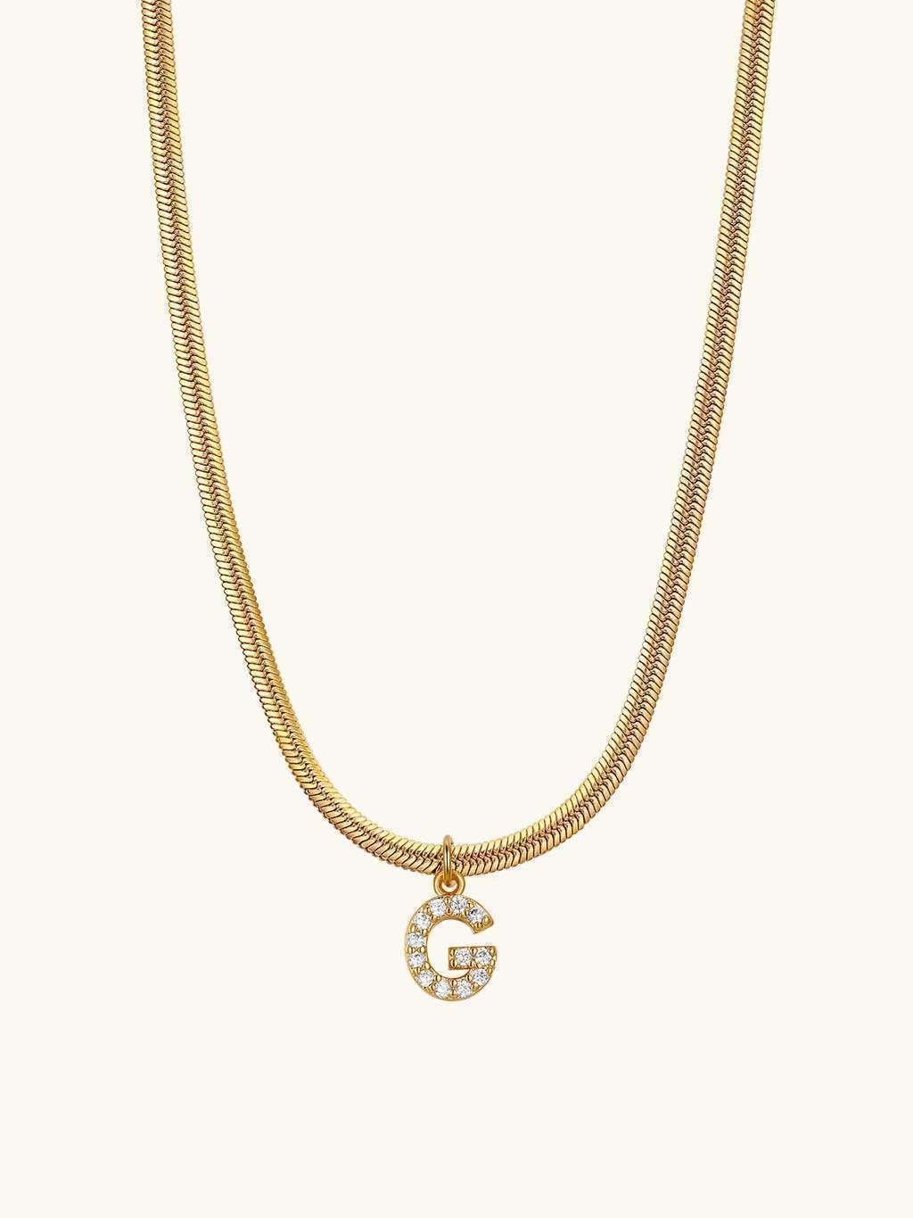 Sparkling Letter R Kette