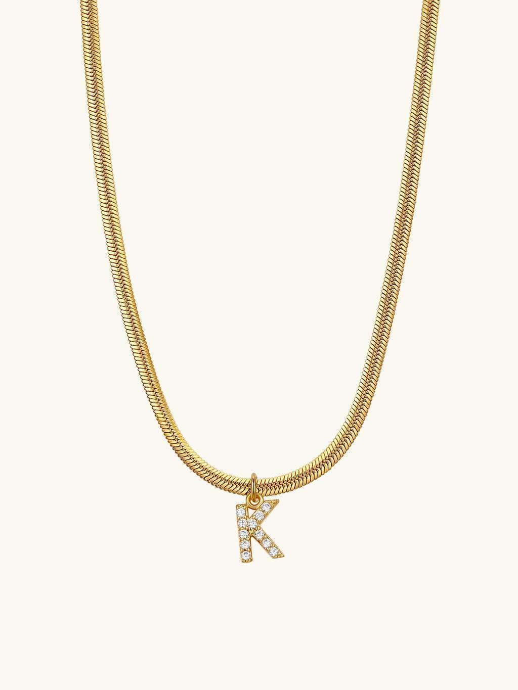 Sparkling Letter J Kette
