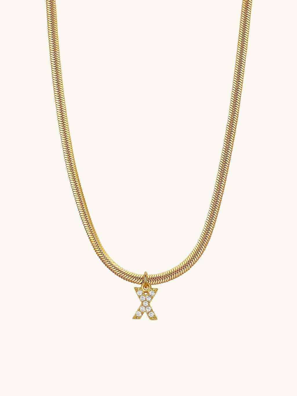 Sparkling Letter F Kette
