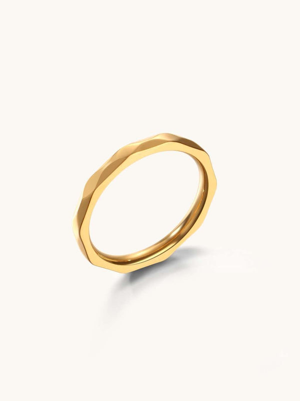 Multiface Ring Gold