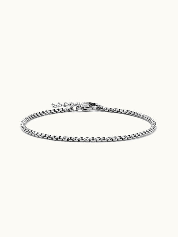 Round Box Chain Armband