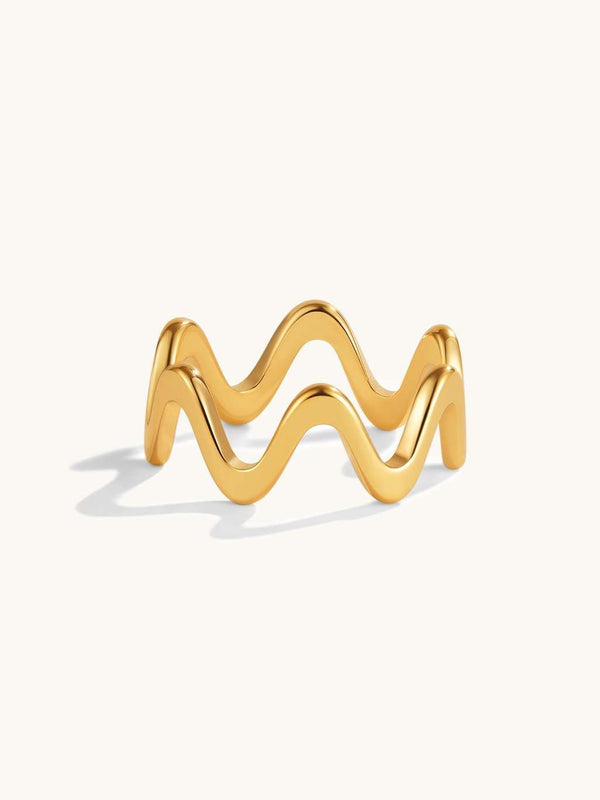 Wave Ring Gold