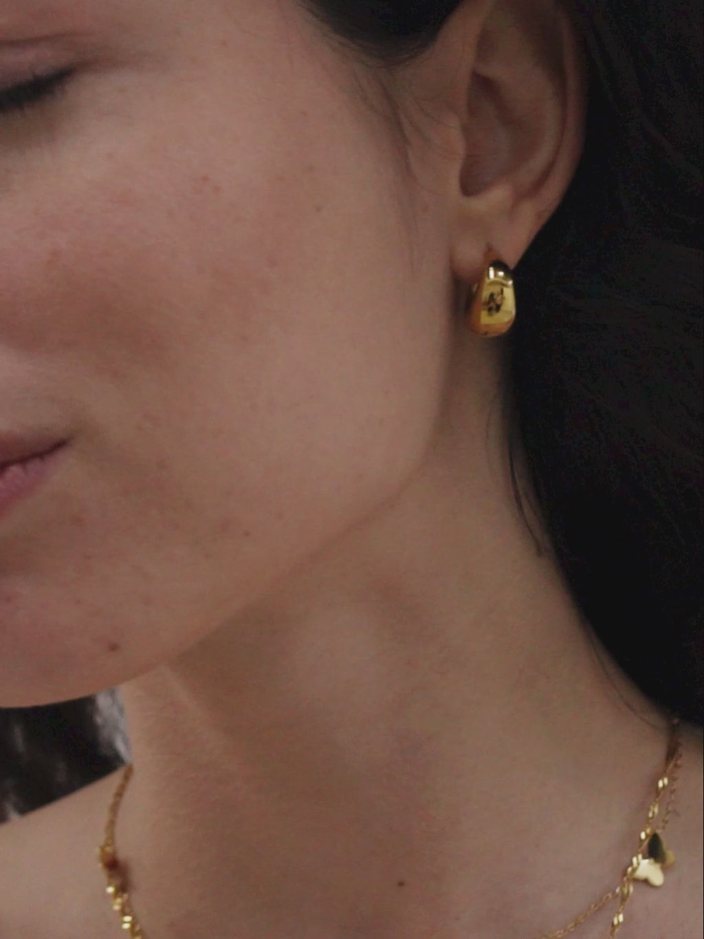 Dome Hoops Ohrringe
